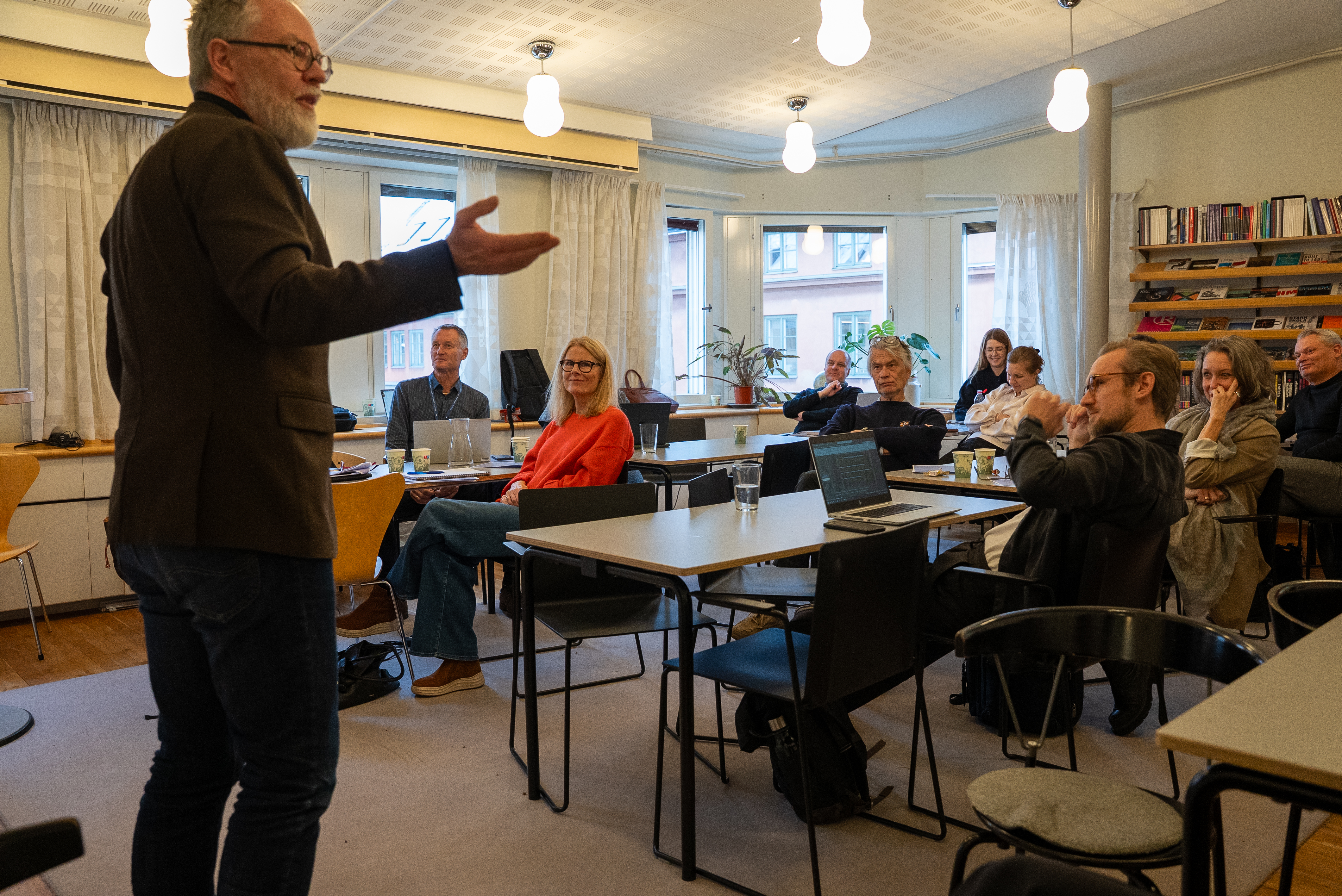 Workshop presentation in action