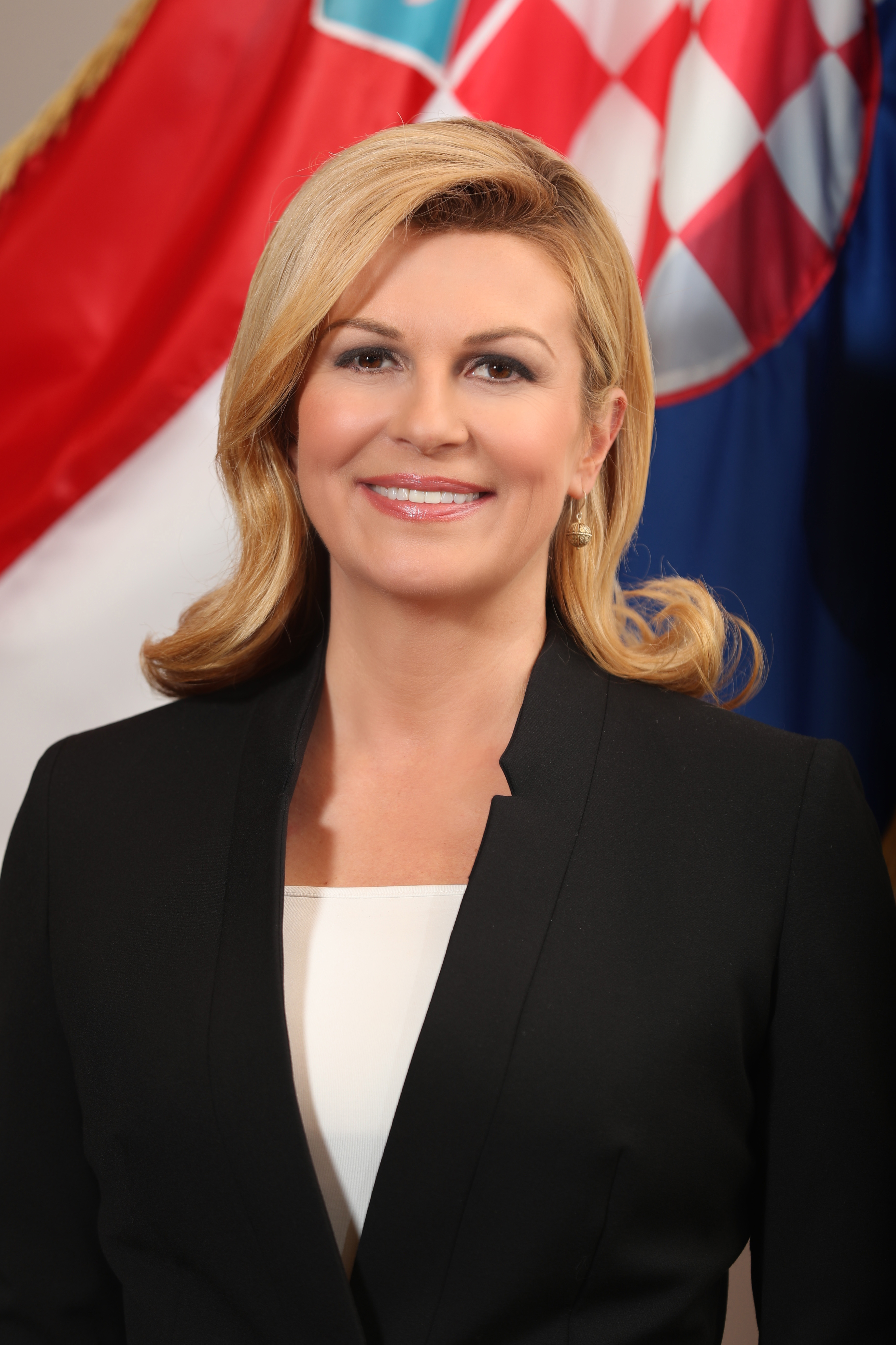 headshot of Kolinda Grabar-Kitarović