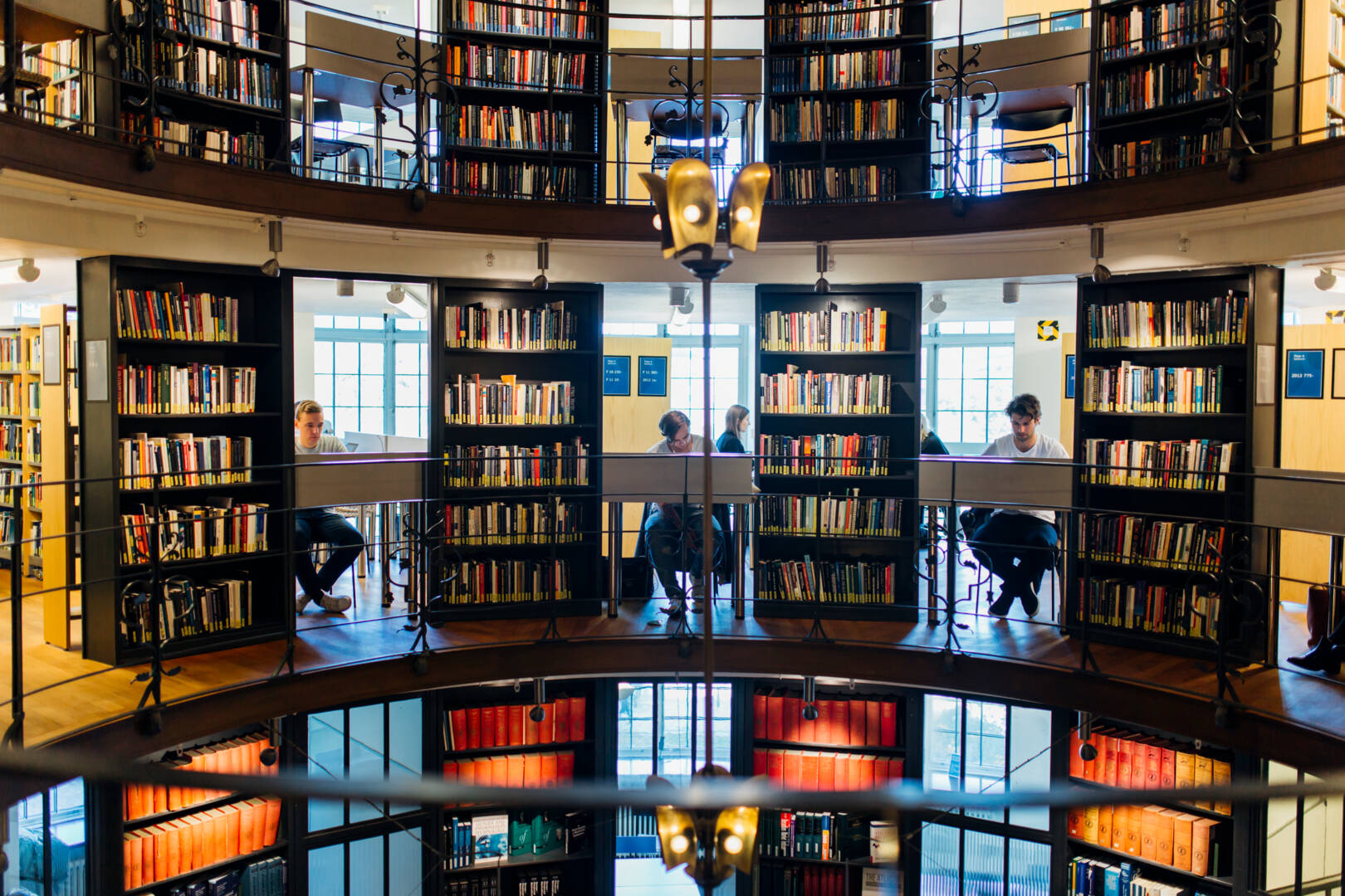 Picture from inside the library