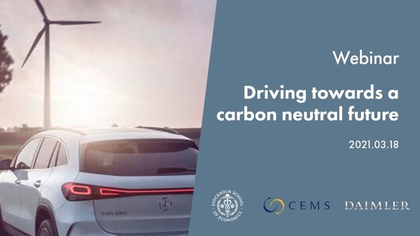 Driving towards a carbon neutral future