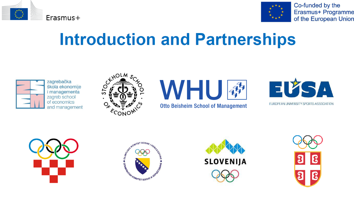 Partners in the EU-funded project “Micro-Learning Entrepreneurship for Athletes”