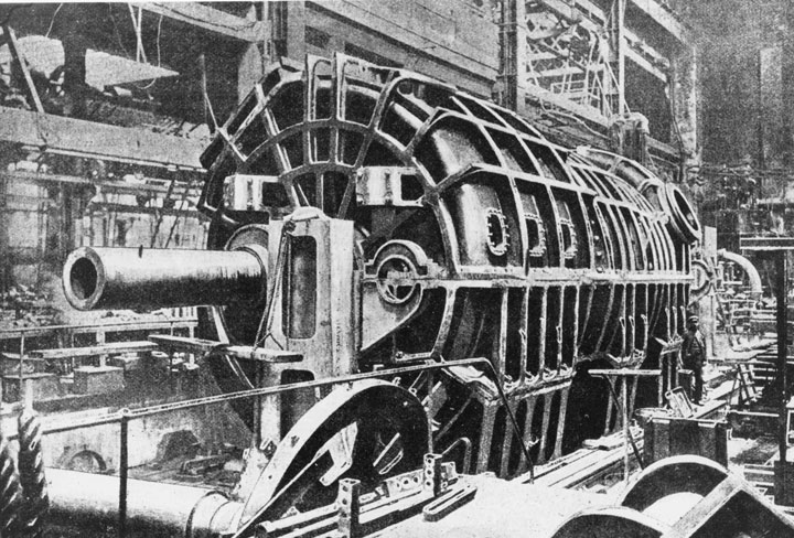  Still from Söderquist and Håfström's film Le Génie Civil, showing a 19th-century engineering engraving