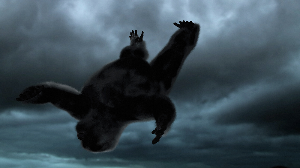 Still from Johan Bergström Hyldahl's video Winterreise