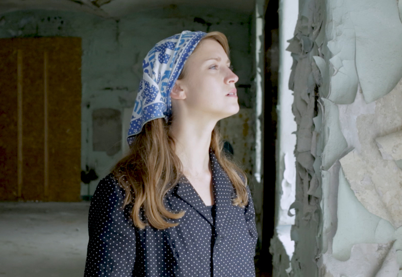 Still from Maria Kapajeva's video The Bright Way