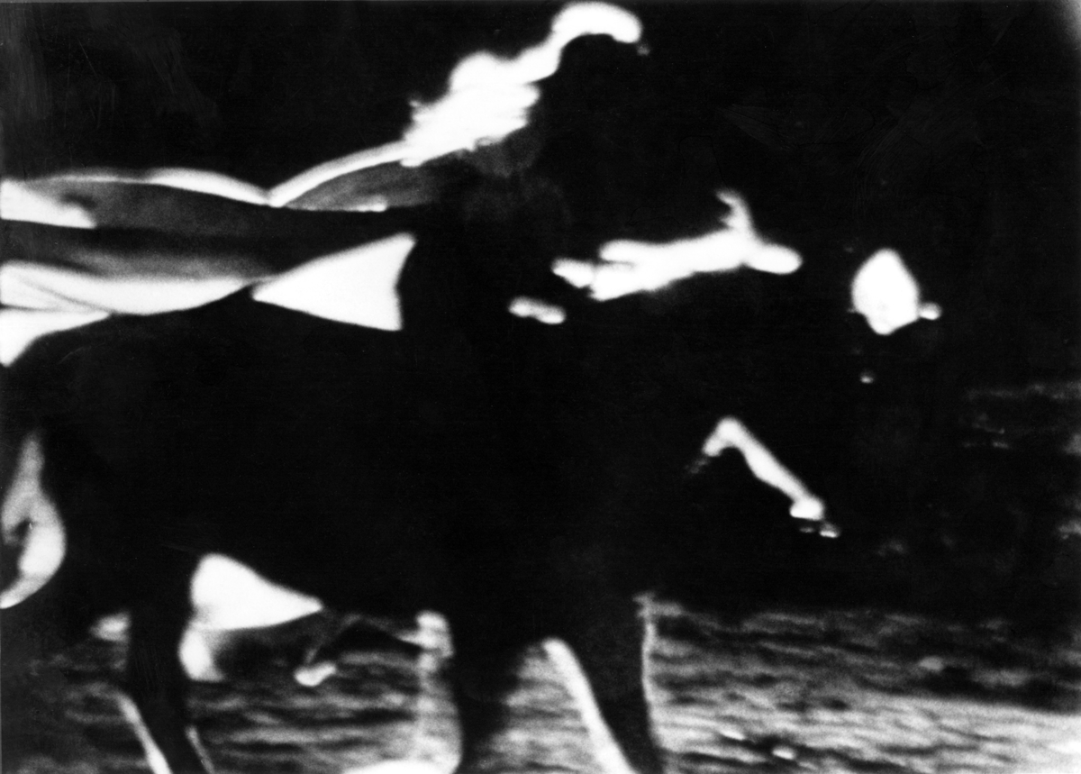 Still from My Name is Oona, showing Oona playing on the beach
