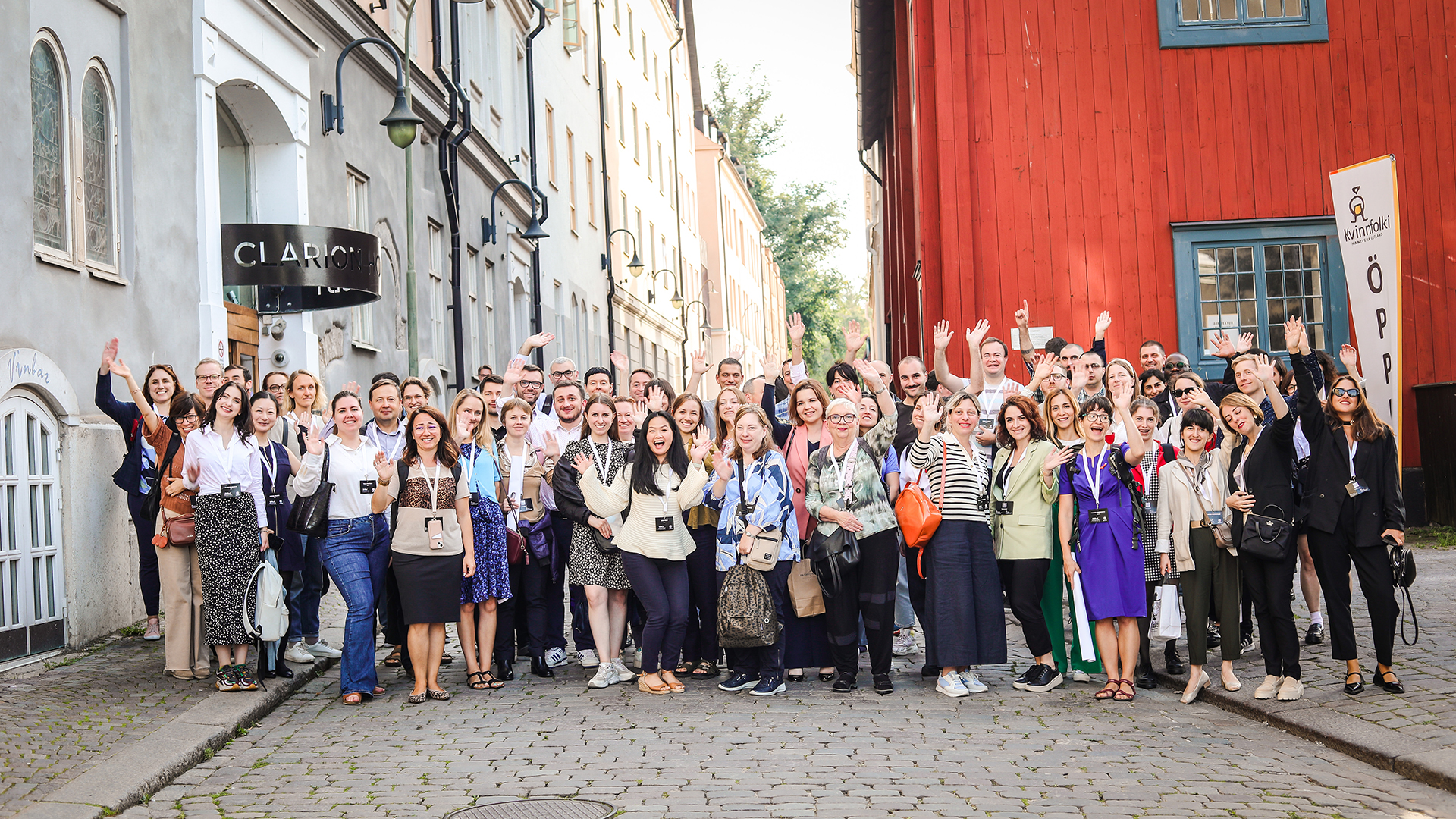 Group photo of the FREE Network faculty and staff. Visby, Gotland. Photo: Davis Plotnieks