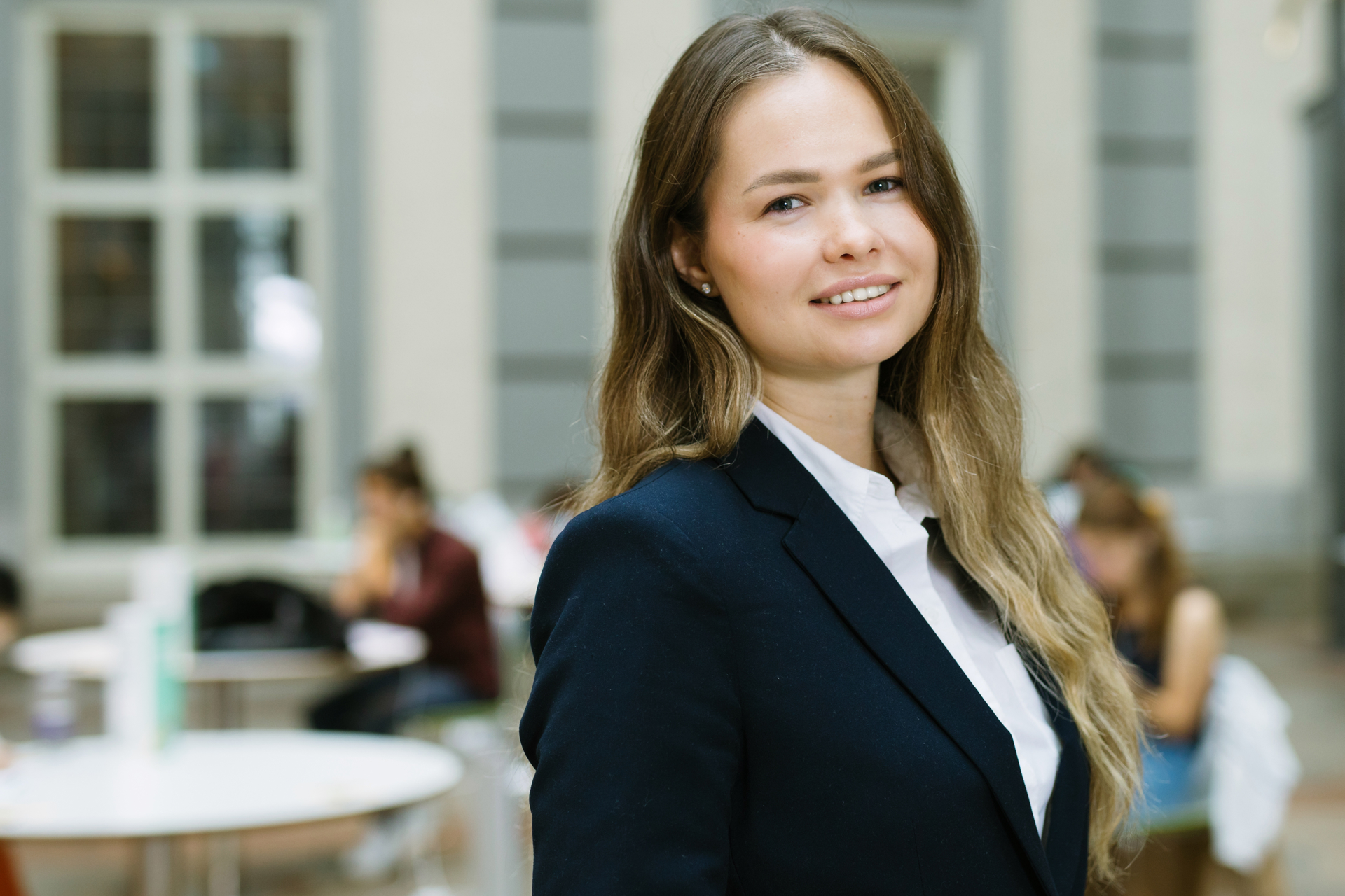 Portrait photograph of Irina Gazizova, Assistant Professor at the Department of Accounting at Stockholm School of Economics