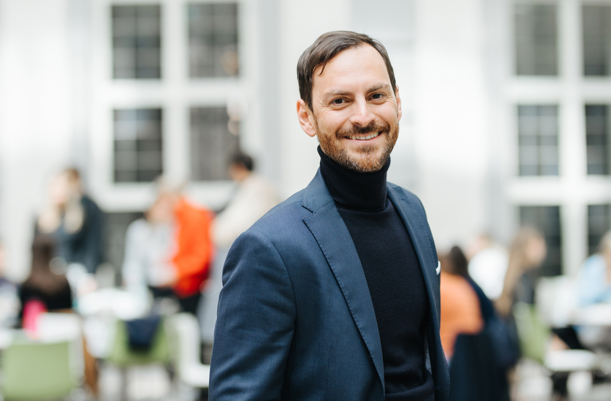 Portrait photograph of Mattia Bianchi, Professor at the Stockholm School of Economics